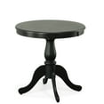 thumbnail image 2 of Carolina Classics Portland 36" Round Pedestal Table in Antique Black, 2 of 3