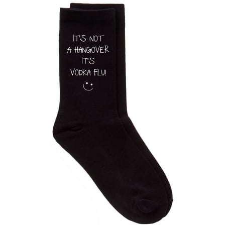 Ladies Hangover Vodka Flu Mum Black Socks Birthday Christmas Present Mothers Day Girlfriend Pet Present