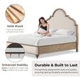thumbnail image 3 of Furniture of America Weile Wood Queen 6-Piece Bedroom Set in Oak, 3 of 20