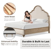 Furniture of America Weile Wood King 3-Piece Bedroom Set in Oak
