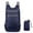 Dark Blue, variant on CXKKK Lightweight Foldable Sports Backpack, Packable Daypack with Drawstring Storage Bag for Camping Hiking Travel & Short Trips, Light Blue