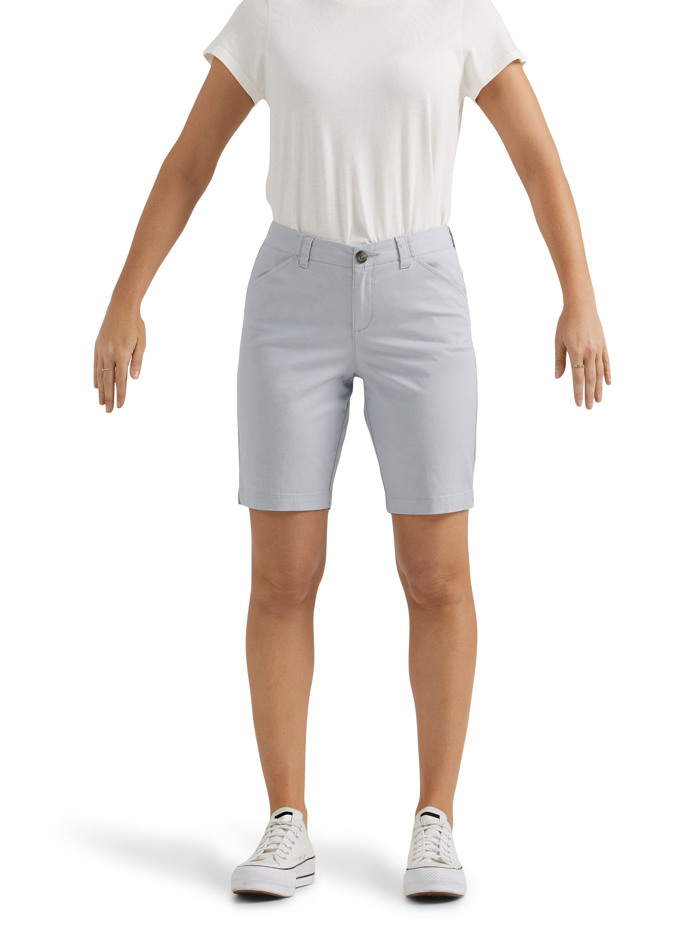 Lee Women's Midrise 9" Chino Shorts, Sizes 0-18