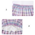 thumbnail image 5 of WOYY Toddler Girls Pleated Plaid Mini Skirt School Uniform High Waisted Skirt, Sizes 4-5, 5 of 5