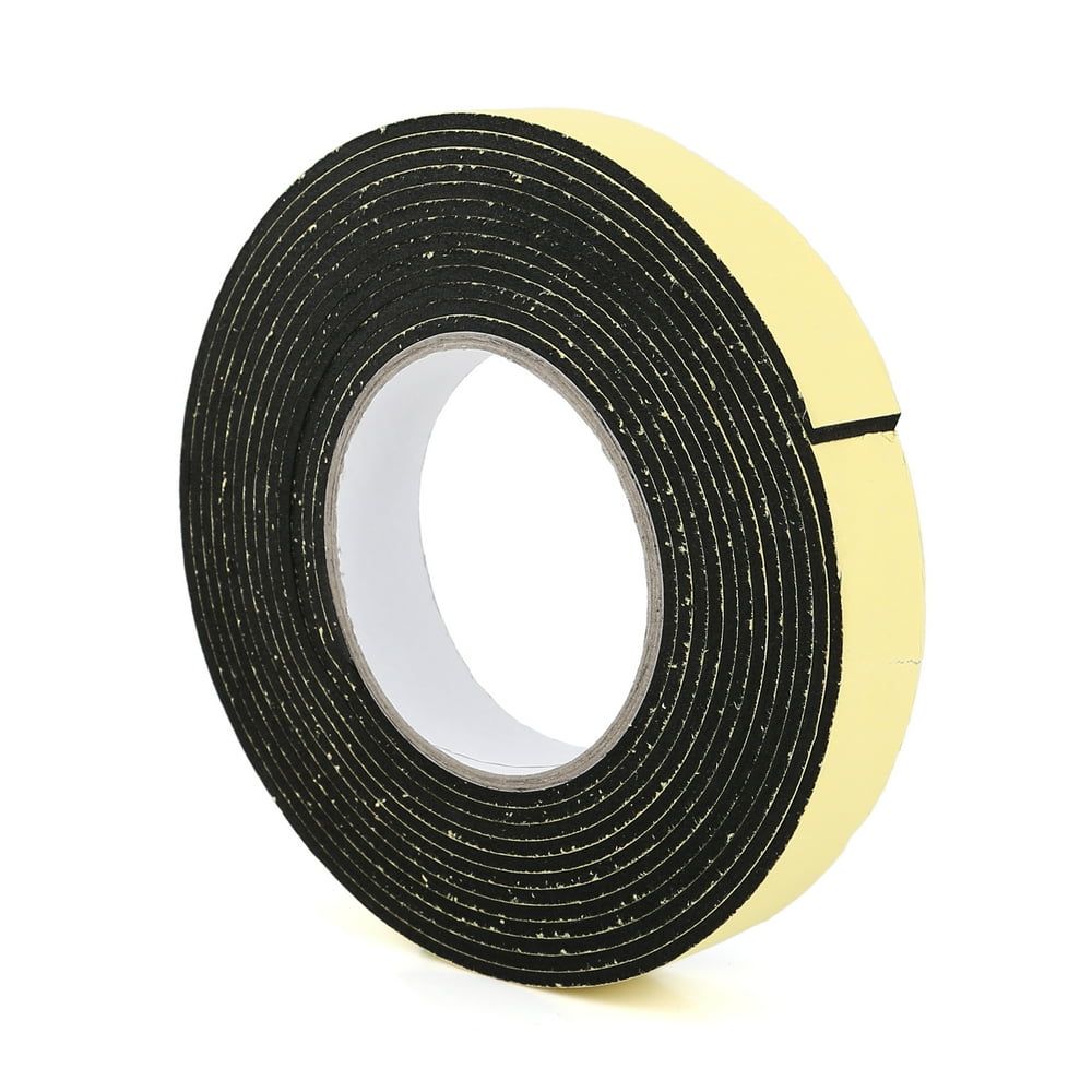 2.5cm x 5M Foam Seal Tape Door Window Sealing Strip Self Adhesive for