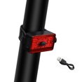 thumbnail image 2 of Luz trasera para bicicleta, luz trasera para bicicleta, luz trasera para casco de bicicleta USB, luz recargable para bicicleta, probada profesionalmente, 2 of 2