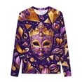 thumbnail image 5 of Favoffer Big Kids Girls Shirt Spring Cute Print Long Sleeve Top Dressy Casual Crew Neck Blouse Soft Basic Tee for Daily Play Park Hangout Sizes 3-14Y, 5 of 5