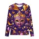 thumbnail image 3 of Tops de Manga Larga Lindo para las Mujeres Impreso Crewneck Casual Blusa, Camisas de Manga Larga con Cuello Redondo Y Poliéster Suave Spandex, Ligero Vestido Diario, 3 of 5