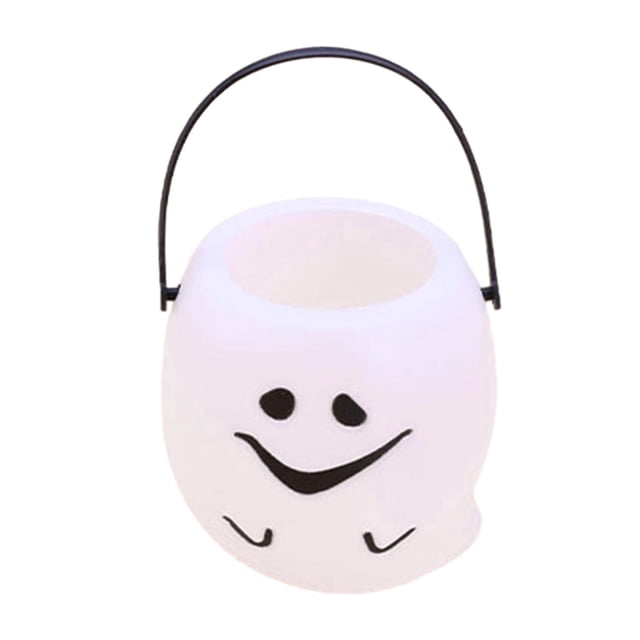 Cubo de calabaza para Halloween, suministros de Halloween, cesta de regalo, contenedor, actividades, soporte para dulces para accesorios de decoración