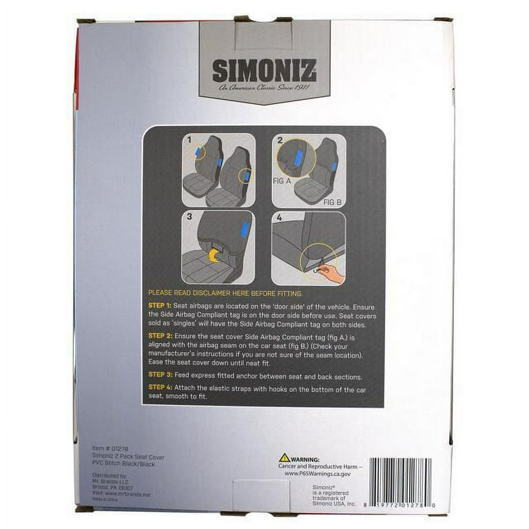 Simoniz sale seat cover