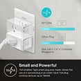 thumbnail image 4 of Kasa Matter Smart Prise avec Surveillance de l'Énergie, Design Compact, 15A/1800W Max, Installation Super Facile, Fonctionne avec Apple Home, Alexa et Google Home, Certifié UL, Wi‐Fi 2,4G Seulement, Blanc, KP125M (Lot de 4), 4 of 4