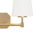 thumbnail image 3 of Hunter - Nolita 2-light Alturas Gold, Medium Size Vanity Light, Dimmable, Modern Style, for Bedrooms, Dining, Living Rooms - 19880, 3 of 6