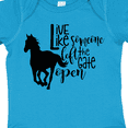 thumbnail image 4 of Inktastic Live Like Someone Left the Gate Open Horse Silhouette Boys or Girls Baby Bodysuit, 4 of 5