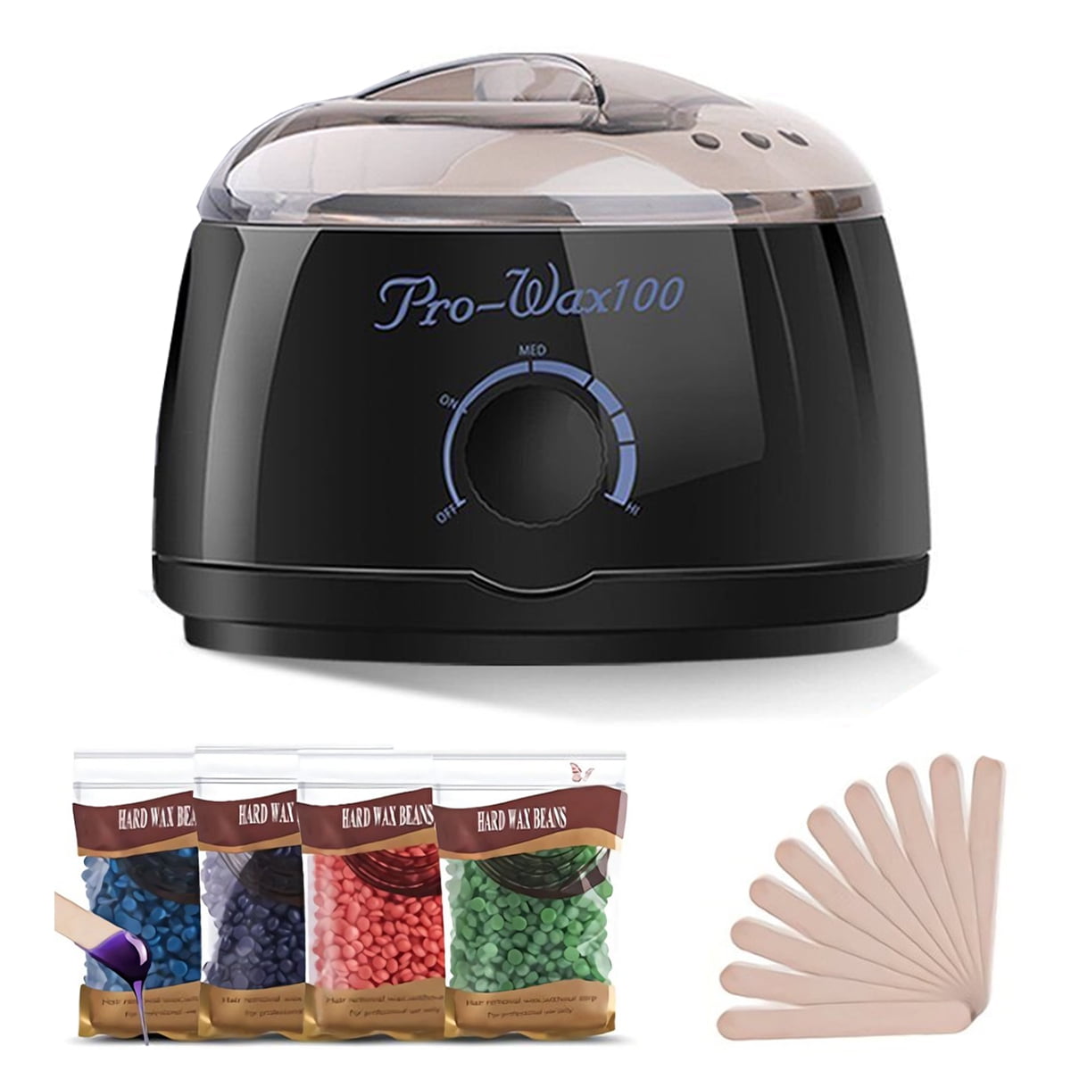 Wax Warmer, Hair Removal Waxing Kit, Electric Wax Heater with 4 Scents
