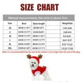 thumbnail image 2 of Peroptimist Dog Cat Christmas Outfit Coat Sweater Santa Claus Cartoon Deer Costume Soft Warm Coral Fleece Pet Hoodie Winter Thick Velvet Party Dress Up Clothes Jumpsuit Apparel for Puppy, 2 of 8