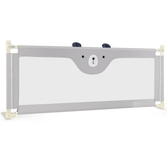 YYAo Bed Guard Rails,Bed Fence,Bed Gate for Baby,Vertical Lifting Baby Bedrail Guard with Double Safety Child Lock