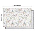 thumbnail image 5 of Pioneer Flower Floral Print Pattern Summer Placemats Table Placemats Set Of 6-Linen Kitchen Washable Placemats Table Mats 12x18 Inch Non-Slip Heat Resistant, 5 of 5