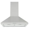 thumbnail image 3 of Ancona Hotte Murale Convertible en Acier Inoxydable 24 Po., 3 of 6