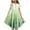 Green, variant on Zwiiyzr 2025 Girls Ruffle Short Sleeve Summer Dress Kids Round Neck A Line Flowy Midi Dresses 1-15 Years Dark Blue