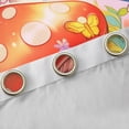 thumbnail image 5 of Feelyou Cartoon Red Mushroom Black Out Curtains for Kids, Dreamy Fairy Tale Curtains Pack of 2 (42x63 Each), Kawaii Jungle Flower Bedroom Curtains, Black Out Curtains Decor, 5 of 7