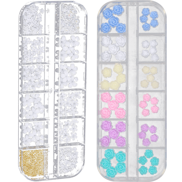 Adorno de flor de uñas 3D Flor de uñas, adorno de uñas y decoración de uñas acrílicas Ormromra CPB-US-CJZ361-5