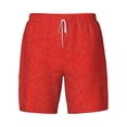 thumbnail image 5 of Rocae Red Glitter for Men's Swim Trunks Quick Dry With Two Side Pockets and One Lined Patch Pocket3X-Large, 5 of 9