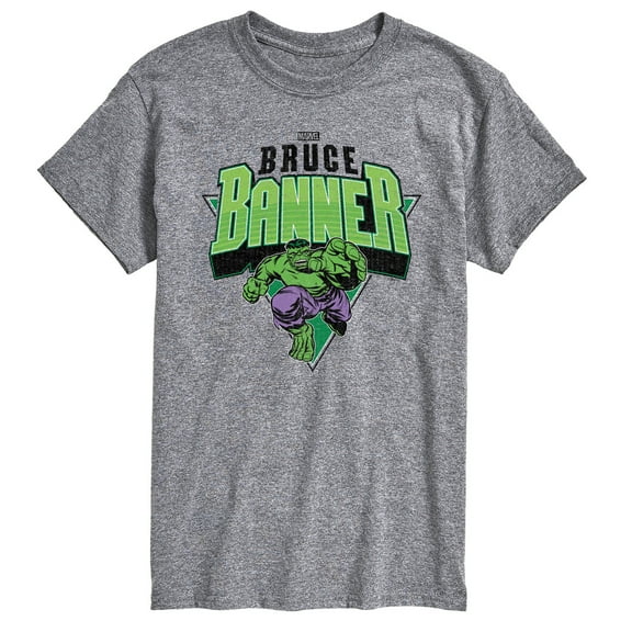 Marvel Hulk - Bruce Banner - Men's Short Sleeve Graphic T-Shirt