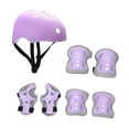 thumbnail image 1 of Juego de cascos para bicicletas para niños equipo de skateboard para deportes al aire libre, escalada de roca Púrpura, 1 of 8
