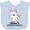 AE-Light Blue, variant on Inktastic Mimis Snuggle Bunny Easter Girls Baby Bib