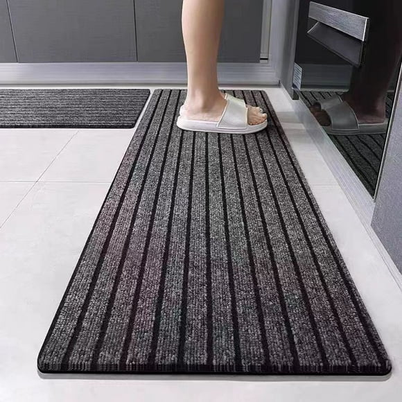 Alfombra antideslizante en la entrada y la cocina: alfombra absorbente grande para barro, agua y suciedad, alfombra lavable para el hogar en puertas, pasillos y hoteles