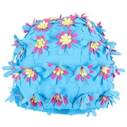 Handmade Flower Swimming Cap Hat Accessories for Pool The Flowers Manual Miss Women's