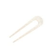 thumbnail image 2 of Horquillas de acetato en forma de U Jumpingount Retro para el cabello soporte para cola de caballo diadema accesorios 1 Pc Blanco, 2 of 6