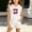White, variant on Girls Cotton Outfits Hooded Sleeveless Tank Top & Shorts 2-Piece Summer Casual Fashion Set Gray Size 2T