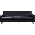thumbnail image 4 of US Pride Furniture Angela Modern Button Tufted Bonded Leather 2-Pc Sofa and Loveseat, Black, S5033-2PC, 4 of 4