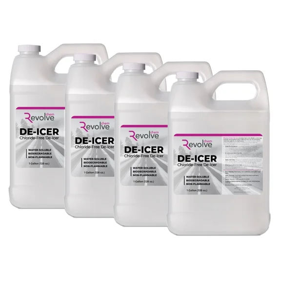 De-Icer 4 Gallons - Pet Safe, Chloride-Free Ice, Melt for Home & Commerical Use