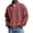 Red, variant on Men Jackets Winter Zip Up Casual Solid Color Tops Loose Fashion Comfortable Sweatshirt Outerwear