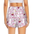 thumbnail image 2 of Lsque Easter Rabbit Printed Women's Running Shorts with Liner Pockets,Elastic Quick Dry Workout Athletic Gym Yoga Shorts,Womens High Waist Shorts-Medium, 2 of 9