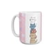thumbnail image 2 of Duo de tazas de cerámica 445 ml diseño cute de gatos, 2 of 7