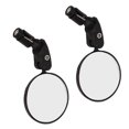 thumbnail image 4 of Bike Rearview Mirror, Handlebar Mirrors Wider Vision Cycling Parts 1 Pair  For ID 18-22mm Handlebars, 4 of 8