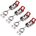 thumbnail image 1 of Adjustable Toggle Latches, GH-4001 Toggle Latch, Box Latch, Adjustable Toggle Latch Lever Clasp, 4 Pieces Toggle Latches, Load Capacity Up to 180kg/400lbs, 1 of 5