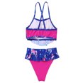thumbnail image 4 of Alvivi Girls 2Pcs Bikini Suit Ruffle Hem Tube Top Bottom Swimwear Set 2-10, 4 of 7