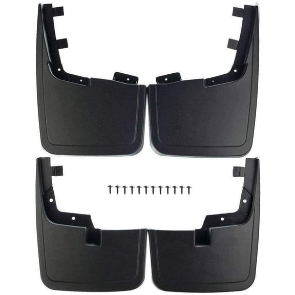 A-Premium Splash Guards Mud Flaps Mudflaps Molded Replacement for Ford F-150 F150 2015-2019 Without Factory Fender Flares Front and Rear 4-PC Set