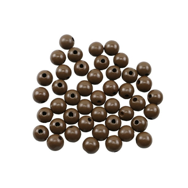 Billuyoard Juego de abalorios de de 100 piezas, bolas pequeñas y redondas suaves, adornos artesanales, cuentas espaciadoras ligeras, pulsera, collar Kits de decoración para fiestas Billuyoard HA064242-00