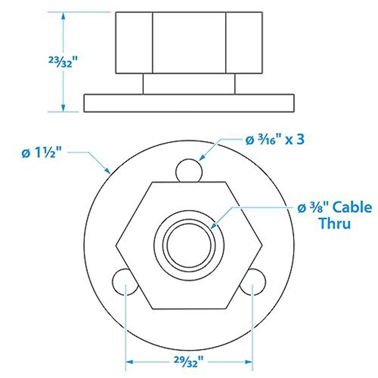 Seachoice Cable Outlet