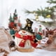 thumbnail image 5 of Figuras navideñas de muñeco de nieve para mesa | Decoración navideña de resina | Figura navideña blanca de muñeco de nieve para centros de mesa y repisas | Adorno compacto para mesa navideña, 5 of 6