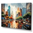 thumbnail image 2 of Designart "Pop Art Singapore VI" Cityscapes Wall Art Living Room, 2 of 5
