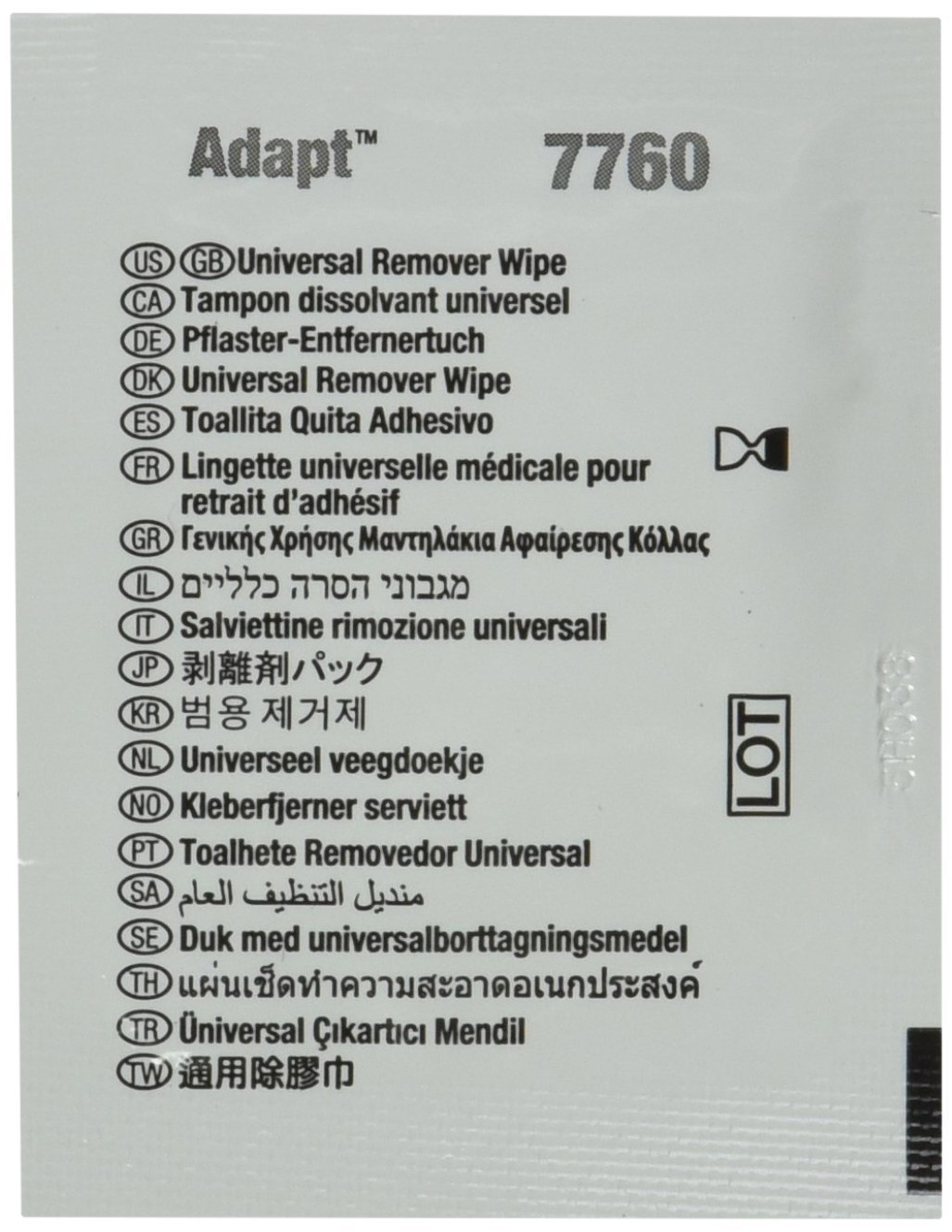 Hollister Adapt Adhesive Remover Wipes, 7760, 50 Count - Walmart.com