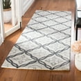 thumbnail image 2 of SAFAVIEH Marquee Anthony Geometric Runner Rug, Ivory/Grey, 2'6" x 8', 2 of 8
