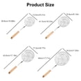 thumbnail image 5 of WE-POLUJ Stainless Spiders Strainer with Long Wood Handle Skimmer Ladle for Safe Frying, 5 of 12