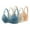 Light Blue, variant on Amidoa Lace Bras for Women Beige Full Coverage Minimizer Wirefree Everyday 3 Pcs High Support Bras Women Bra 36