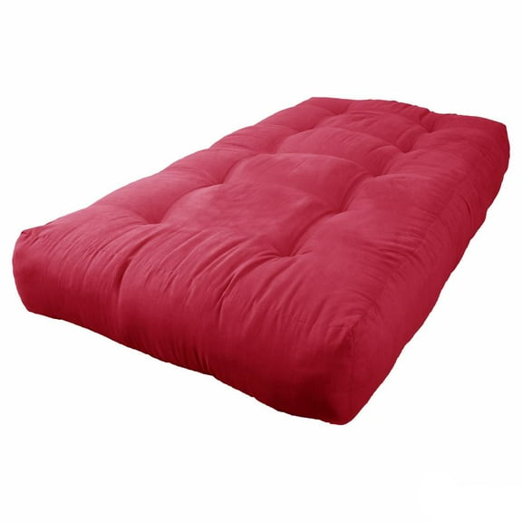 Blazing Needles Vitality 10-inch Microsuede Twin-size Futon Mattress - Bery Berry